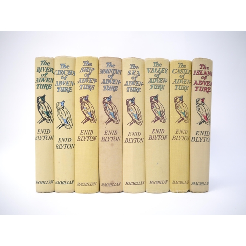 5058 - Enid Blyton, 'The Adventure Series', complete set of the eight children's mystery novels, all 1st ed... 