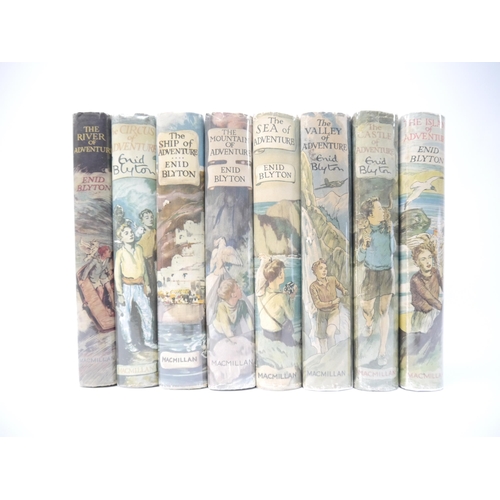 5058 - Enid Blyton, 'The Adventure Series', complete set of the eight children's mystery novels, all 1st ed... 