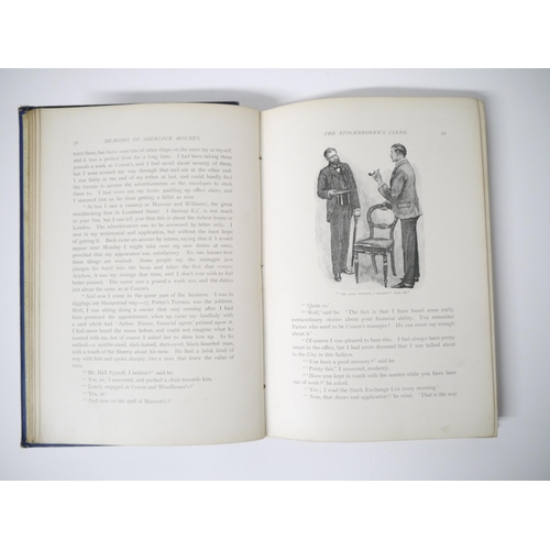 5096 - Arthur Conan Doyle: 'The Memoirs of Sherlock Holmes', London, George Newnes, 1894, 1st edition, full... 