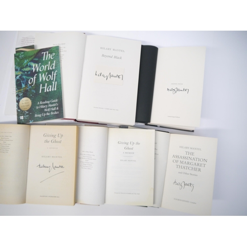 5116 - Hilary Mantel, her complete works volumes 9-17, 2003-2020, mainly signed, comprising: 'Wolf Hall', L... 