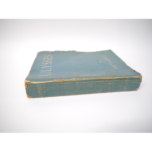 5128 - James Joyce: 'Ulysses', Paris, Shakespeare & Company, May 1930, 11th printing, 735,[1]pp, original c... 