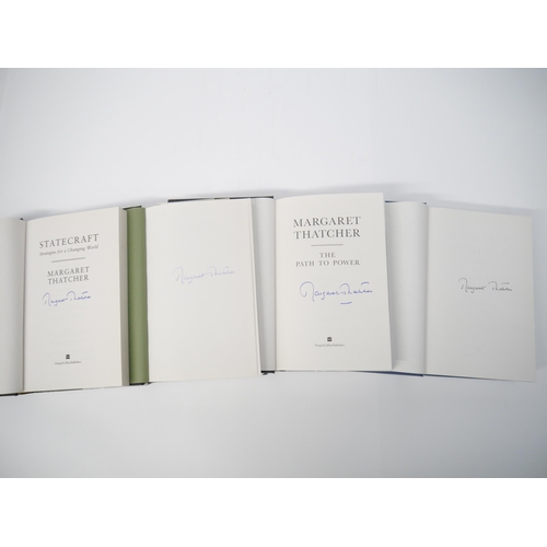 5155 - Margaret Thatcher, 4 titles, all signed first UK editions, first impressions, all published London, ... 