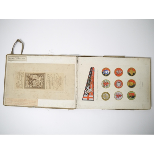 5224 - (Heraldry.) A circa late C19th/early C20th album containing examples of finely executed manuscript p... 