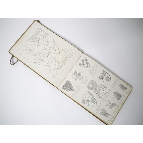 5224 - (Heraldry.) A circa late C19th/early C20th album containing examples of finely executed manuscript p... 