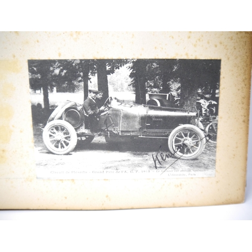 5235 - (Motor Racing, Grand Prix Sunbeams.) An early 20th Century photograph album containing 50+ mounted p... 