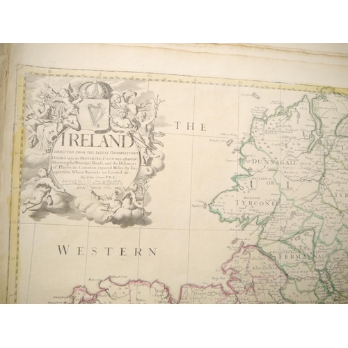 5277 - (Atlas.) John Senex, an untitled early to mid 18th Century atlas, 32 maps, comprising uncoloured eng... 