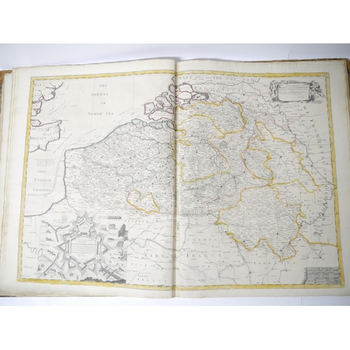 5277 - (Atlas.) John Senex, an untitled early to mid 18th Century atlas, 32 maps, comprising uncoloured eng... 