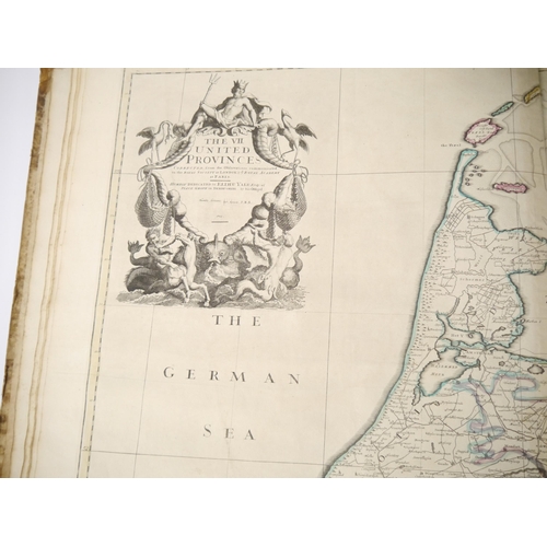 5277 - (Atlas.) John Senex, an untitled early to mid 18th Century atlas, 32 maps, comprising uncoloured eng... 