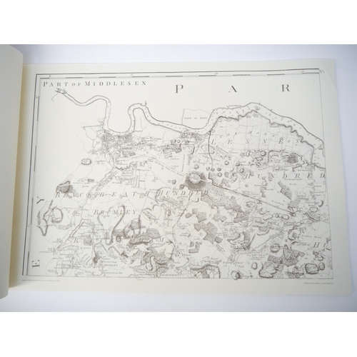 5314 - 'A Topographical Map of the County of Kent', Lympne Castle, Harry Margary, 1968, a reproduction of t... 