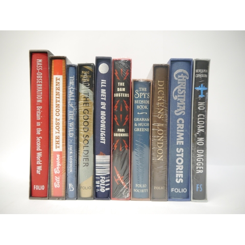 5188 - Ten assorted Folio Society titles, including Paul Brickhill 'The Dam Busters', [nd], c.2015, origina... 