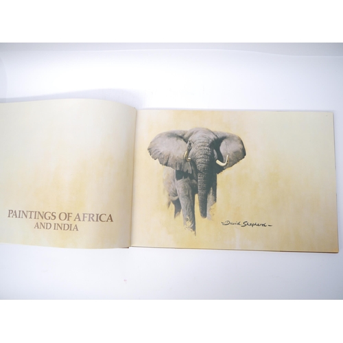 5366 - David Shepherd: 'Paintings of Africa and India', London, The Tryon Gallery, 1978, limited edition, N... 