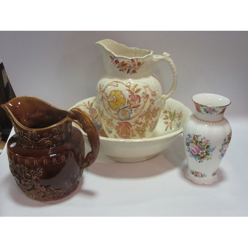 1299 - A Florentine wash jug and bowl, Royal Albert 