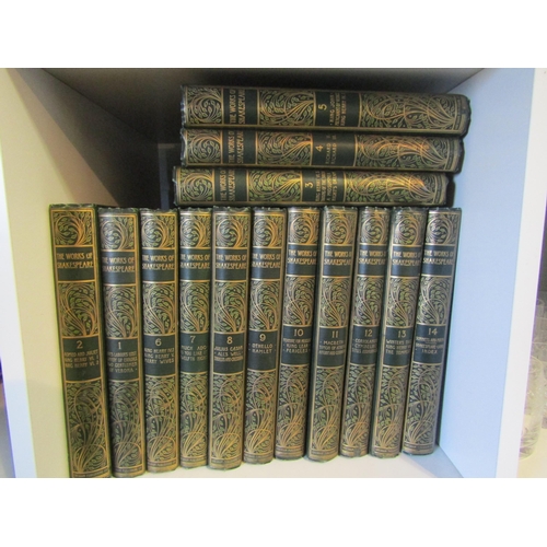 1285 - Fourteen volumes of the Works of Shakespeare, Gresham Publishing Company, London