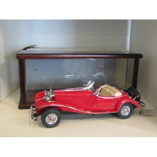 1397 - A Franklin Mint Mercedes 500k Special Roadster model. With handmade display box