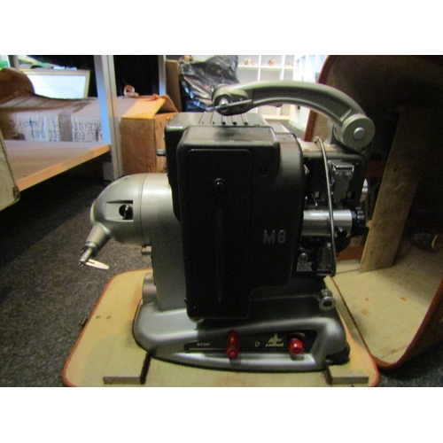 1470 - Two cased Bolex Pallard M8 Cine 8 projectors