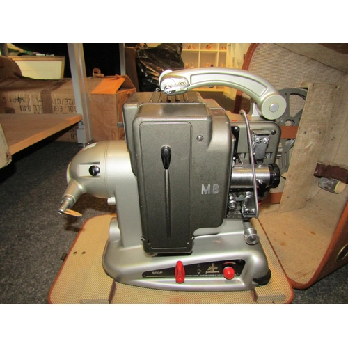 1470 - Two cased Bolex Pallard M8 Cine 8 projectors