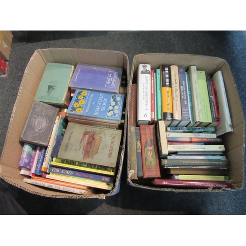 1256 - Three boxes of mixed books including Suffolk related, some Africa travel/topography/history, etc (3)