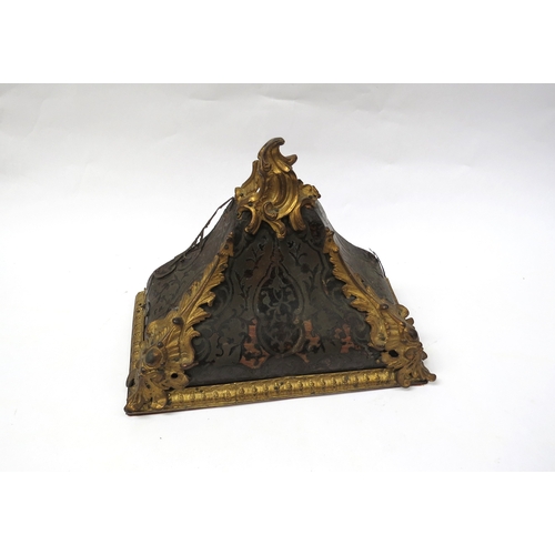 8058 - A 19th Century French bracket clock of balloon form with decorative ormolu mounts. Brass dial with e... 