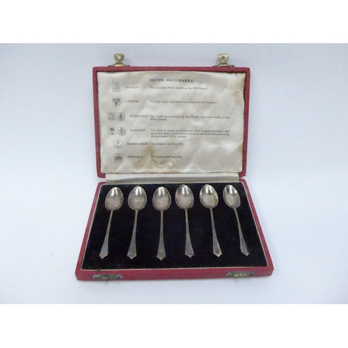 7128 - A set of Travis, Wilson & Co Ltd Elizabeth II Coronation coffee spoons, all assayed in a different t... 