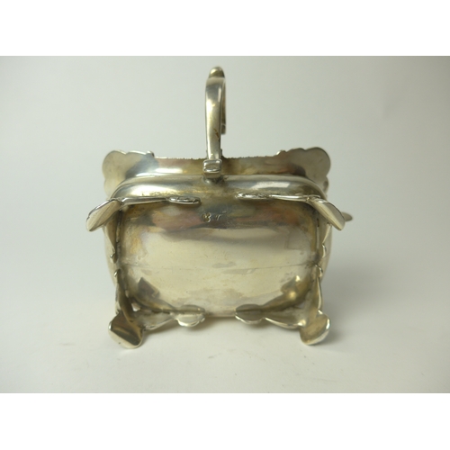 7134 - A Hawksworth, Eyre & Co Ltd silver table mustard with 