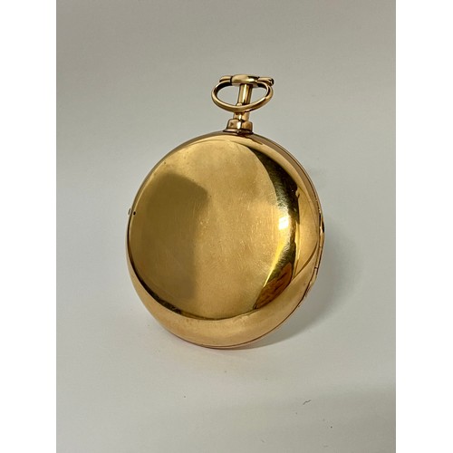 5063 - BARRAUD OF CORNHILL, LONDON: A 19th Century 18ct gold Barraud of Cornhill London pair cased pocket w... 