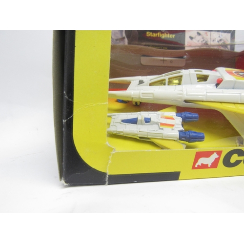 9431 - A Corgi diecast 1363 Buck Rogers Starfighter Little & Large set in original orange, yellow and black... 