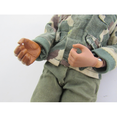 9217 - Four vintage Palitoy Action Man figures (some replaced hands, one missing hand), with a quantity of ... 