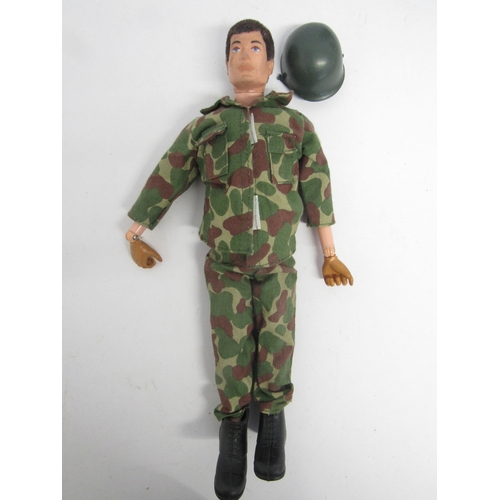 9217 - Four vintage Palitoy Action Man figures (some replaced hands, one missing hand), with a quantity of ... 