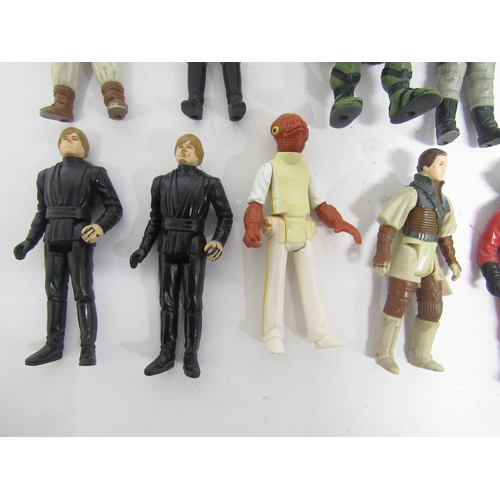 9050 - A group of nineteen loose vintage Kenner / Palitoy Star Wars action figures to include Bib Fortuna, ... 