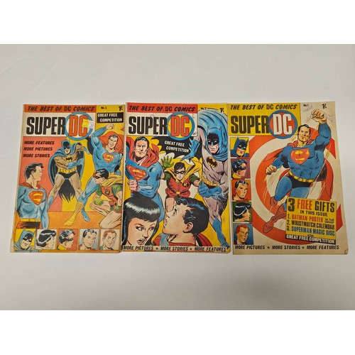 9017 - A group of silver/bronze age comics to include: 'The best of Dc Comics Super DC' #1-3, 'Marvel Treas... 