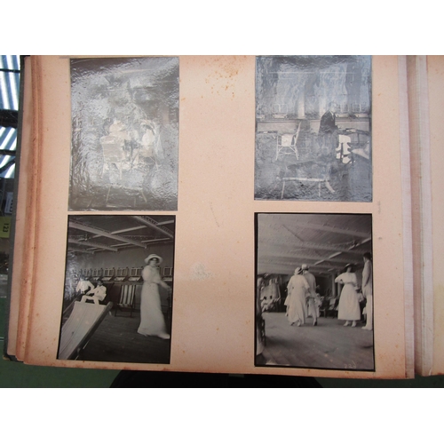 5235 - (Motor Racing, Grand Prix Sunbeams.) An early 20th Century photograph album containing 50+ mounted p... 