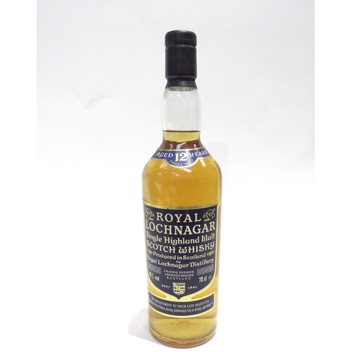 8021 - Royal Lochnagar 12 Year Old Single Highland Malt Scotch Whisky, 70cl, 1990's bottling