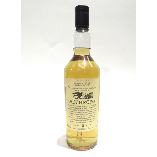 8007 - Auchroisk 10 Year Old Flora & Fauna Single Malt Scotch Whisky, Speyside, Scotland, 70cl