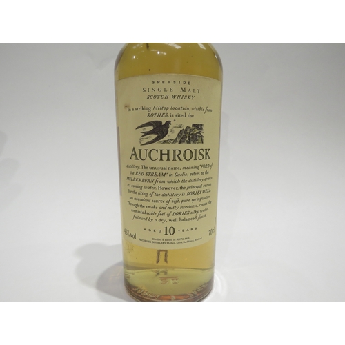 8007 - Auchroisk 10 Year Old Flora & Fauna Single Malt Scotch Whisky, Speyside, Scotland, 70cl