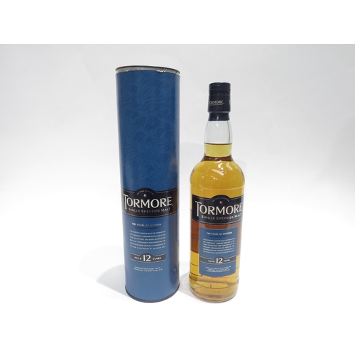 8014 - Tormore 12 Year Old Single Speyside Malt Whisky, The Pearl of Speyside, 70cl, in tube