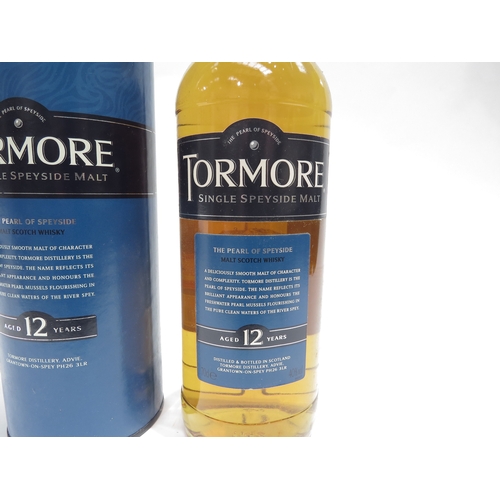 8014 - Tormore 12 Year Old Single Speyside Malt Whisky, The Pearl of Speyside, 70cl, in tube