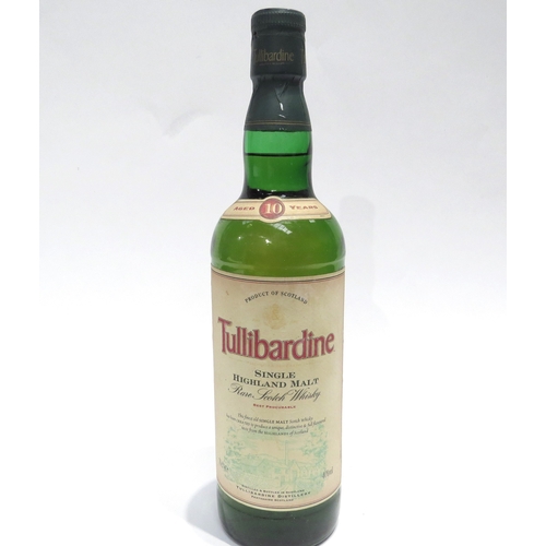 8028 - Tullibardine 10 Year Old Single Highland Malt Rare Scotch Whisky, circa 1990's bottling, 70cl