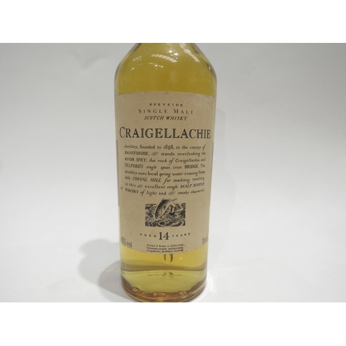 8003 - Craigellachie 14 Year Old Flora & Fauna Speyside Single Malt Scotch Whisky Distillery Bottling, 43%,... 