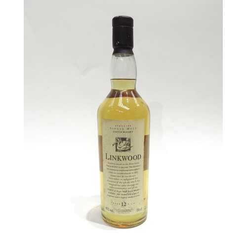 8004 - Linkwood 12 Year Old Flora & Fauna Speyside Single Malt Scotch Whisky Distillery Bottling, 43%, 70cl