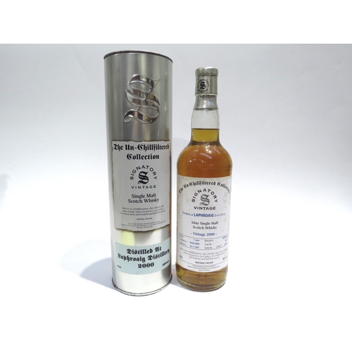 8064 - 2000 Signatory Vintage The Un-Chillfiltered Collection Laphroaig Single Malt Scotch Whisky, Islay, S... 