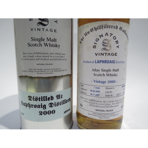 8064 - 2000 Signatory Vintage The Un-Chillfiltered Collection Laphroaig Single Malt Scotch Whisky, Islay, S... 