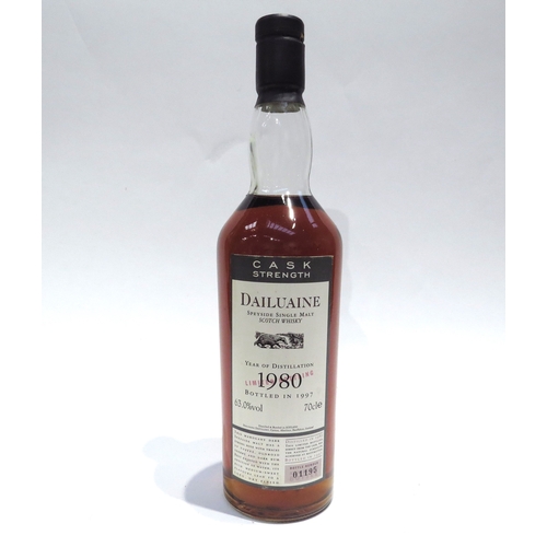 8061 - Dailuaine 1980 Cask Strength  Flora and Fauna Speyside Single Malt Scotch Whisky, Bottled in 1997, b... 