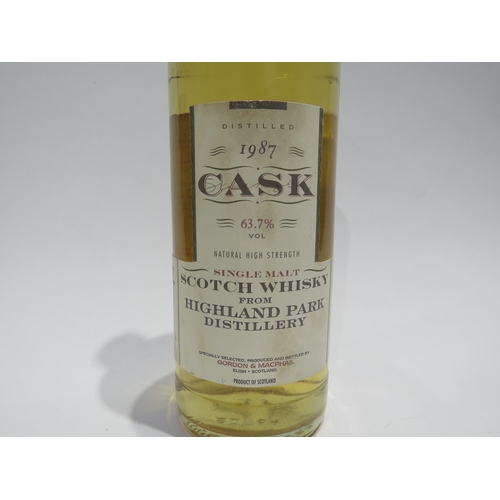 8054 - Highland Park Distillery 1987 Cask Single Malt Scotch Whisky, distilled 15.6.87 5.10.87, bottled Jun... 