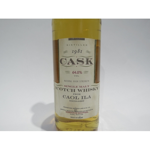 8055 - Caol Ila 1981 Cask Single Malt Scotch Whisky, distilled 9.12.81, bottled January 1999, Gordon and Ma... 