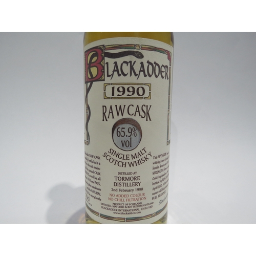 8056 - Blackadder 1990 Raw Cask Single Malt Scotch Whisky, distilled at Tormore 2nd Feb 1990, bottled April... 