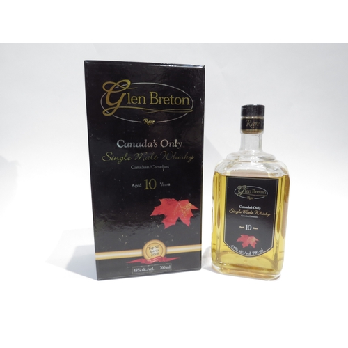 8084 - Glen Breton Rare 10 Year Old Canadian Single Malt Whisky, 700ml, boxed