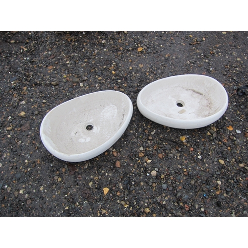 3438 - A pair of ceramic hand basins