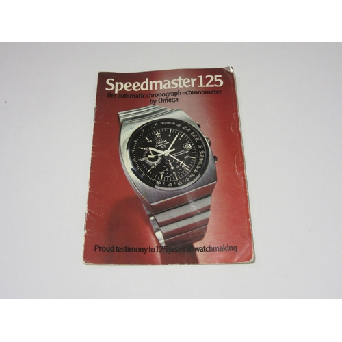 7028 - An Omega Speedmaster Automatic wristwatch, stainless steel case and strap, three subsidiary dials, o... 