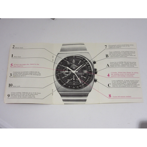 7028 - An Omega Speedmaster Automatic wristwatch, stainless steel case and strap, three subsidiary dials, o... 