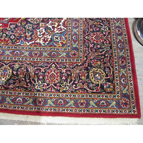 7630 - A mid 20th Century Persian Keshan/Kashan rug signed in Persian 